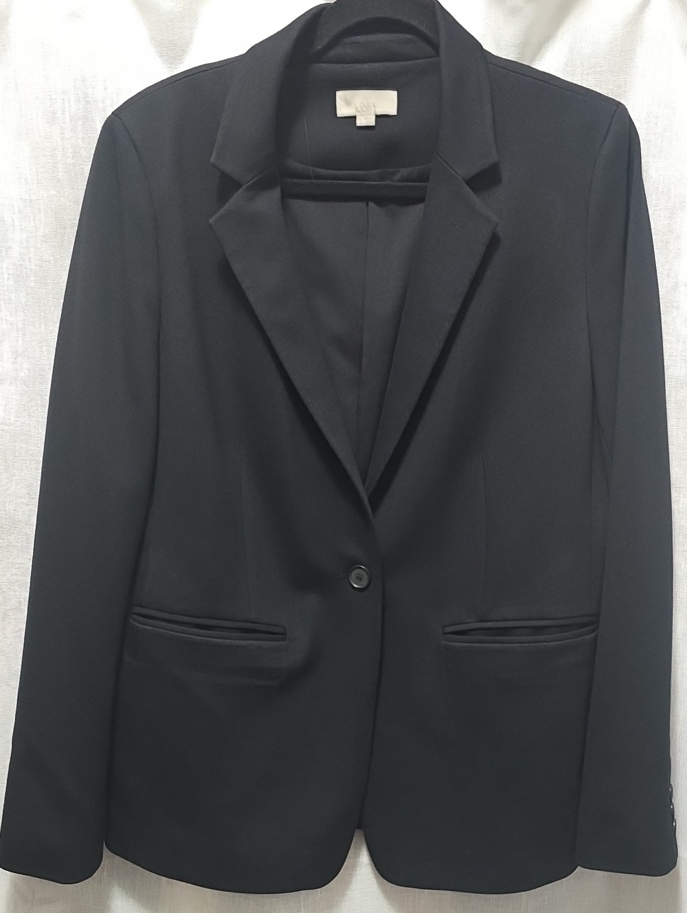 LOFT Black Single-Button Women's Blazer